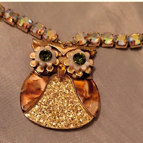 New Betsey Johnson owl necklace - Picture 11 of 14
